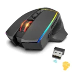 موس بی سیم گیمینگ ردراگون AXE M814 PRO RGB - Image 3