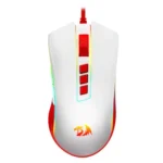 موس گیمینگ ردراگون COBRA Red White M711C