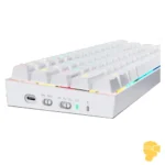 کیبورد بی سیم/باسیم مکانیکال گیمینگ ردراگون Draconic K530 White RGB - Image 2