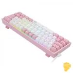 کیبورد مکانیکال گیمینگ ردراگون K617 FIZZ White-Pink - Image 4