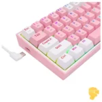 کیبورد مکانیکال گیمینگ ردراگون Fizz Pro K616 Pink-White - Image 4