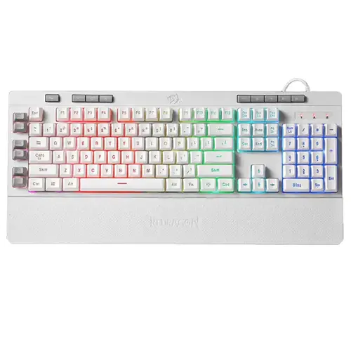 کیبورد گیمینگ ردراگون K512 Shiva RGB White