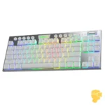 کیبورد بی سیم/باسیم مکانیکال گیمینگ ردراگون K621 Horus TKL White RGB - Image 2
