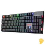 کیبورد بی سیم/باسیم مکانیکال گیمینگ ردراگون Static X K535P-KBS - Image 4