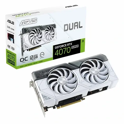 کارت گرافیک ASUS Dual RTX 4070 Super OC 12G – White