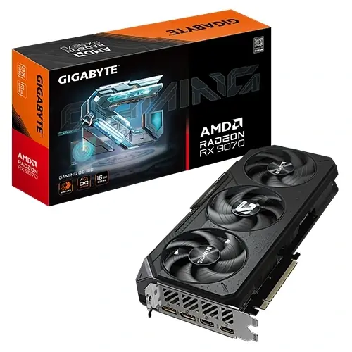 کارت گرافیک GIGABYTE GAMING Radeon RX 9070 OC 16G