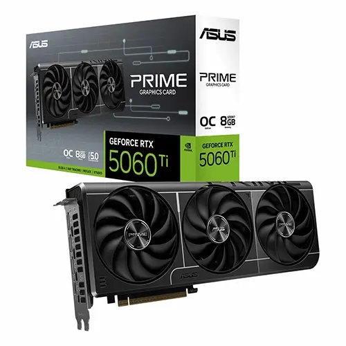 کارت گرافیک ASUS Prime GeForce RTX 5060 Ti OC 8GB