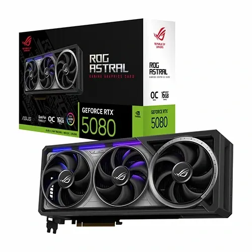کارت گرافیک Asus ROG Astral GeForce RTX 5080 16GB OC