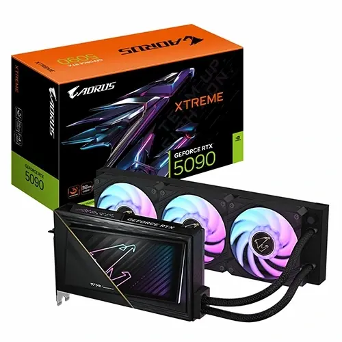 کارت گرافیک GIGABYTE AORUS RTX 5090 Xtreme Waterforce 32GB