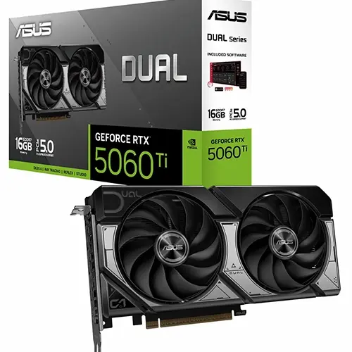 کارت گرافیک ASUS Dual GeForce RTX 5060 Ti 16GB