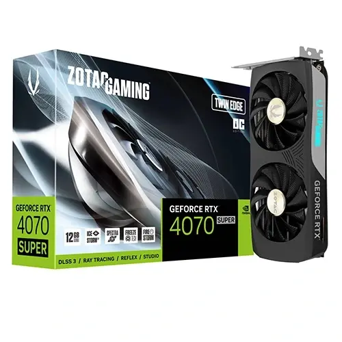 کارت گرافیک ZOTAC GAMING GeForce RTX 4070 SUPER Twin Edge OC 12GB