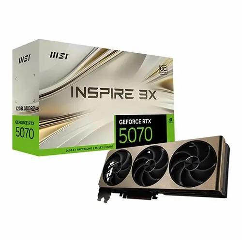 کارت گرافیک MSI GeForce RTX 5070 Inspire 3X OC 12GB
