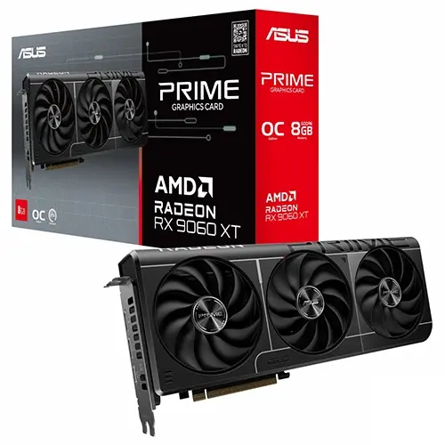کارت گرافیک ASUS Prime RX 9060 XT OC 8GB