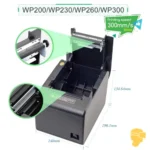 چاپگر رومیزی رسید حرارتی WINPAL WP260 - Image 2
