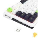 کیبورد بی سیم/باسیم مکانیکال گیمینگ ردراگون EISA K686 WBG PRO - Image 3