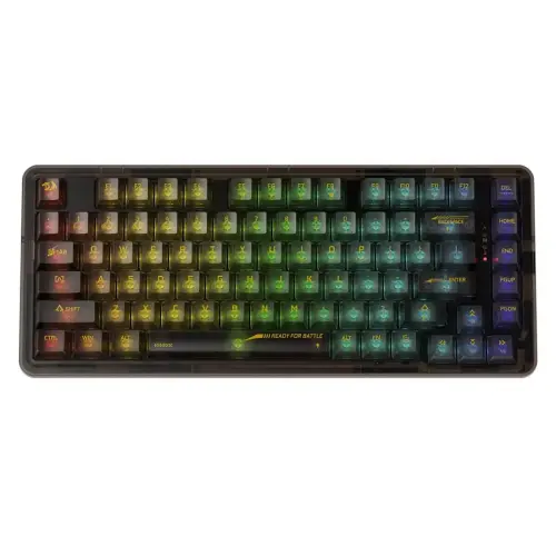 کیبورد بی سیم مکانیکال گیمینگ ردراگون ELF PRO K649