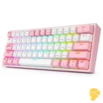 کیبورد مکانیکال گیمینگ ردراگون Fizz Pro K616 White-Pink - Image 6