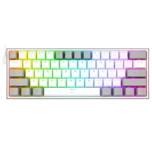 کیبورد مکانیکال گیمینگ ردراگون K617 FIZZ RGB WG