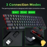 کیبورد بی سیم/باسیم مکانیکال گیمینگ ردراگون ASHE Pro K626P-KBS - Image 6