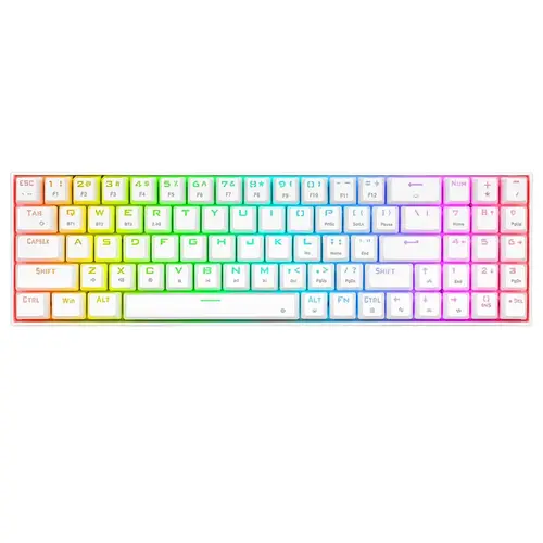 کیبورد بی سیم/باسیم مکانیکال گیمینگ ردراگون Zed Pro K627P WNS