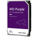 هارد اینترنال وسترن دیجیتال Purple Surveillance مدل Western Digital WD64PURZ ظرفیت 6 ترابایت