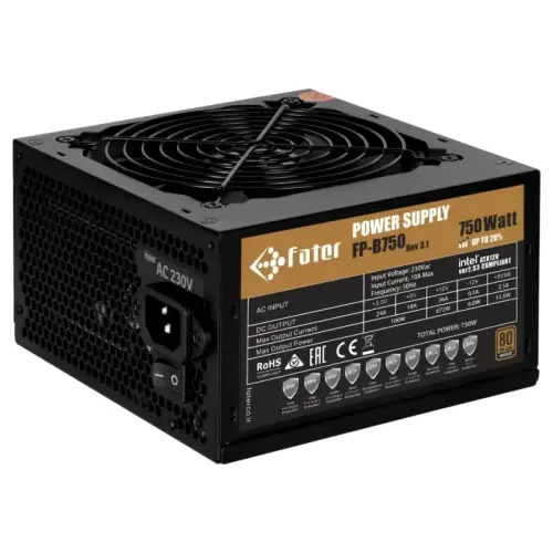 پاور کامپیوتر 650 وات فاطر مدل Fater FP-B650 80+ Bronze