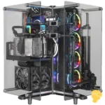 کیس اسمبل شده شیشه ای فاطر سری تافیت مدل Fater FSG-Unique4 - Image 2