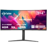مانیتور گیمینگ خمیده 34 اینچ 3K اولتراواید فاطر مدل Fater C34-165B1