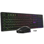 موس و کیبورد گیمینگ بی سیم فاطر مدل Fater CWR-7000B