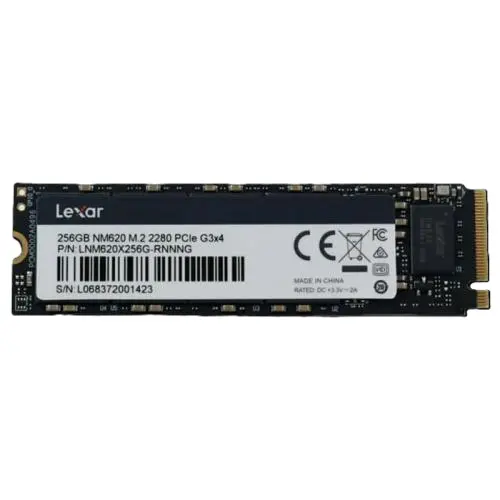 اس اس دی اینترنال M.2 NVMe لکسار مدل Lexar NM620 ظرفیت 256 گیگابایت